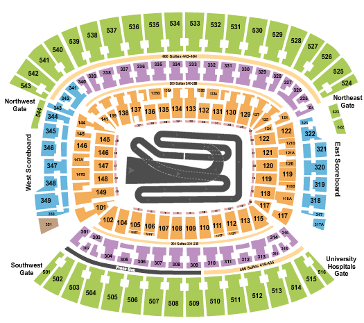 Huntington Bank Field Supercross Seating Chart